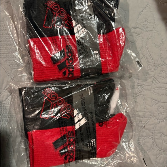 Bundle of 2: Adidas Boys Multi-Color Crew Socks - Picture 2 of 2